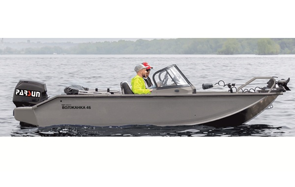 Лодка Vboats Volzhanka 46 Fish V-Пакет PARSUN F60 EFI